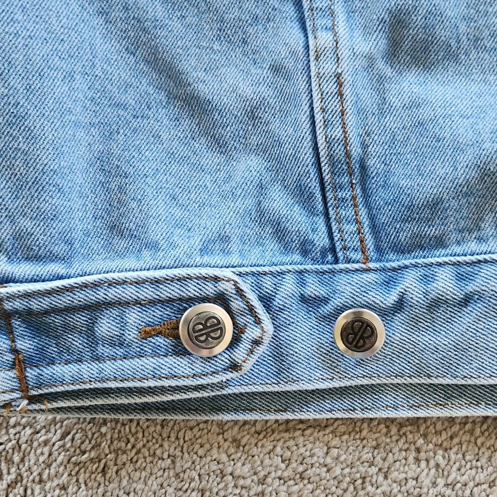 Vintage Bill Blass denim vest - Picture 8 of 10